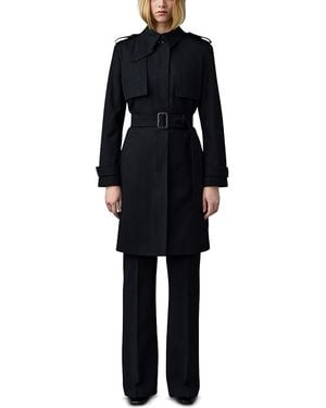 Mackage Ladies Trench Coat - Black