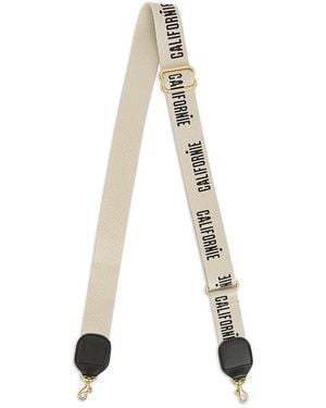 Clare V. Adjustable Crossbody Strap - White