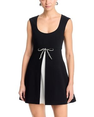Cinq À Sept Jo Bow Dress - Black