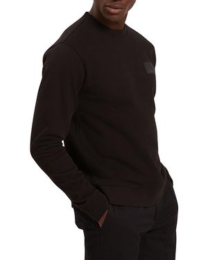 Ted Baker Atbox Long Sleeve Logo Sweatshirt - Black