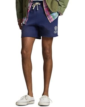 Polo Ralph Lauren 6 Relaxed Fit Fleece Graphic Shorts - Blue