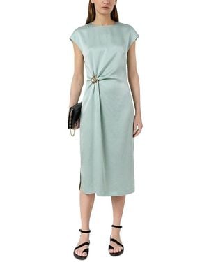 Gerard Darel Rialya Gathered Waist Dress - Blue
