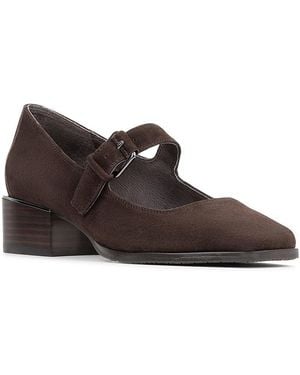 Donald J Pliner Amiya Suede Mary Jane Pumps - Brown