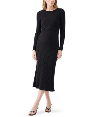 Ripe Maternity Eden Knit Nursing Dress - Black