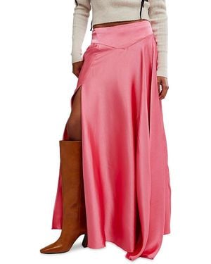 Free People Chilco Maxi Skirt - Pink