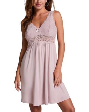 Hunkemöller Nora Lace Slip Dress - Purple