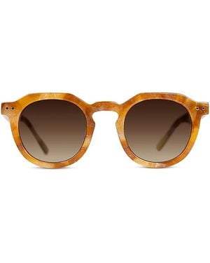 Izipizi Sun Echo Round Sunglasses, 52Mm - Brown