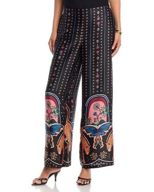 Tahari Pull On Wide Leg Pants - Black