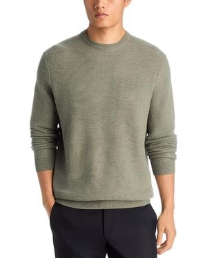 Peter Millar Autumn Crest Honeycomb Wool Blend Sweater - Gray