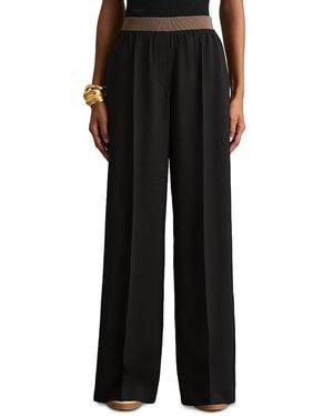 Reiss Petite Wilde Wide Leg Pants - Black