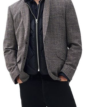 Rag & Bone Butler Plaid Blazer - Gray