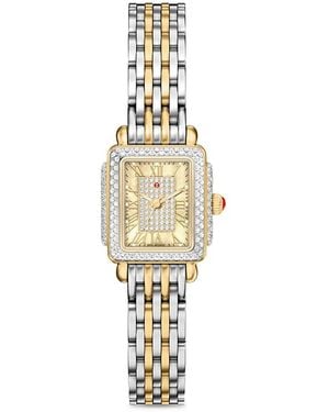 Michele Deco Madison Mini Watch, 23Mm X 24Mm - Metallic