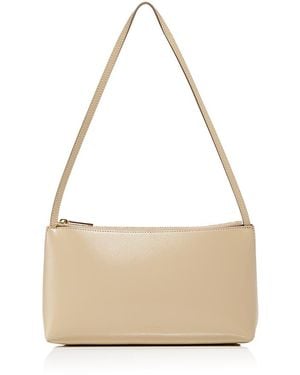 Mansur Gavriel Gaia Leather Shoulder Bag - Natural
