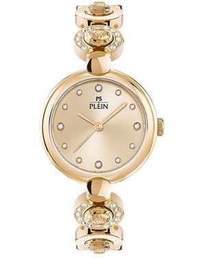 Philipp Plein Rebel Crystal Watch, 32Mm - Metallic