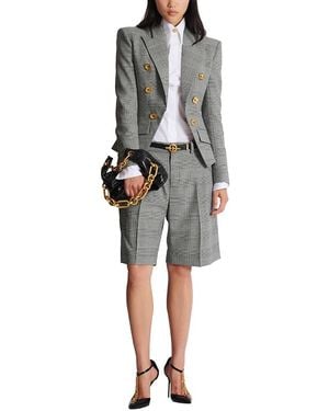 Balmain 6-Button Jacket - Gray