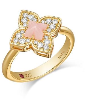 Roberto Coin 18K Venetian Princess Carnival Opal & Diamond Ring - Metallic