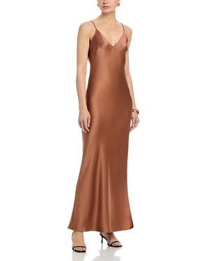 open lace back dress Pakistani Bridal Peach Color Lehenga Gown main image 1