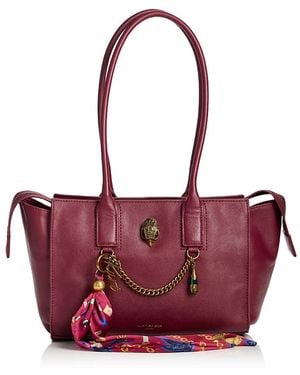 Kurt Geiger Sloane Shopper Small Leather Tote - Purple