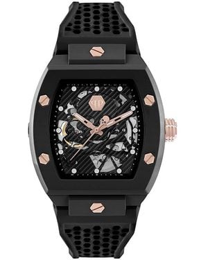 Philipp Plein The $Keleton Ecoceramic Watch, 44Mm - Black