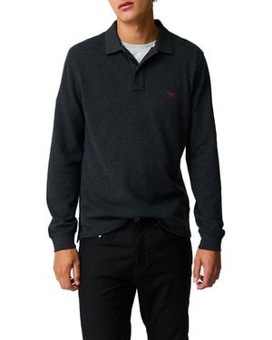 Rodd & Gunn Long Sleeve Sports Fit Gunn Polo - Black