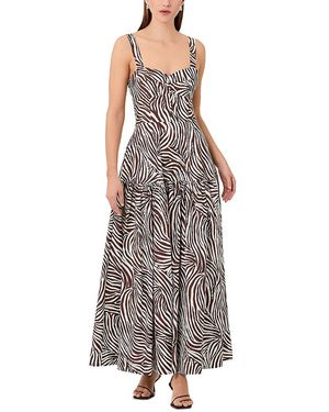 Nicholas Valeria Sleeveless Easy Midi Dress - Brown