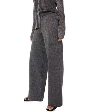 Whistles Sparkle Knitted Pants - Grey