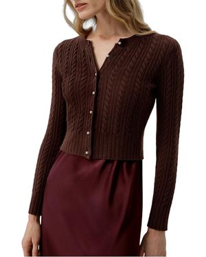 LILYSILK The Hawthorn Cardigan - Red