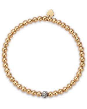 Bloomingdale's Fine Collection Diamond Beaded Flexible Bracelet - Metallic