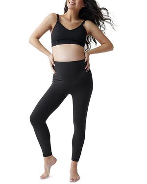 Ingrid & Isabel Fold-Down Active Leggings, Set Of 2 - Black
