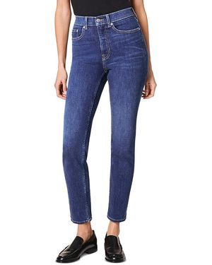 Spanx Redefine High Rise Slim Straight Jeans - Blue