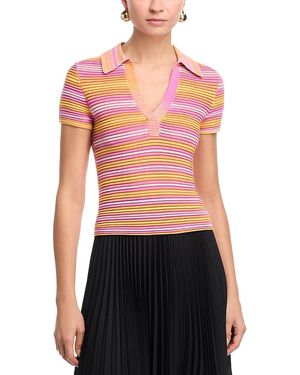 Jonathan Simkhai Paxton Knit Top - Red