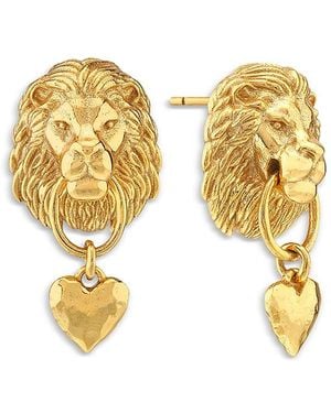 Capucine de Wulf Lionheart Drop Earrings - Metallic