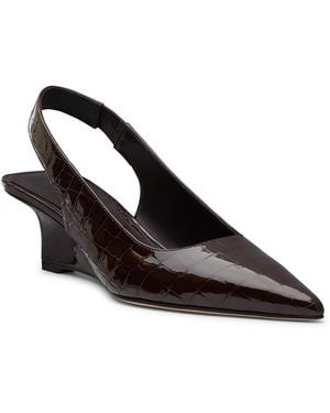 Stuart Weitzman Vinnie 50 Wedge Pumps - Black