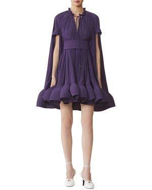 Lanvin Short Charmeuse Dress - Blue