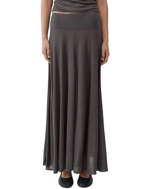 St. Agni Fluid Jersey Skirt - Brown