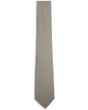 Reiss Ceremony Textured Classic Tie - White
