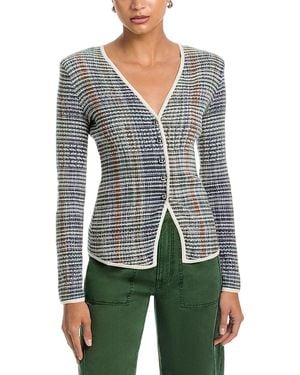 Veronica Beard Nadialine Knit Jacket - Green