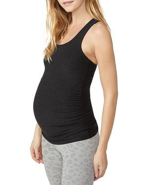 Beyond Yoga Racerback Maternity Tank Top - Black