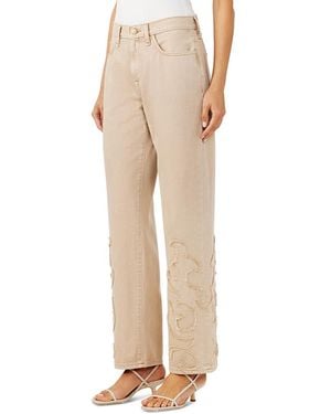 Triarchy Birkin Mid Rise Straight Jeans - Natural