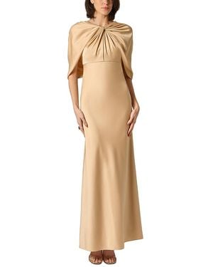 lace dress trim böhme Jessica Lace Trim Maxi Dress in Blue Size XL, Nylon/Spandex