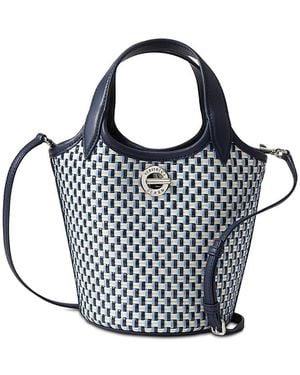 Veronica Beard Woven Anchor Bag - Blue