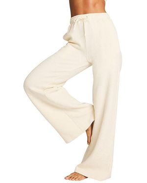 NEGATIVE Waffle Knit Track Pant - Natural