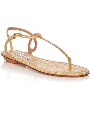 Aquazzura Almost Bare Sandals - Natural