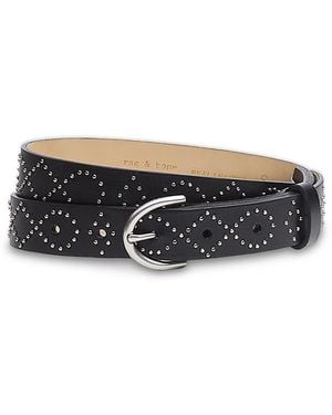 Rag & Bone Maisie Studded Belt - Black