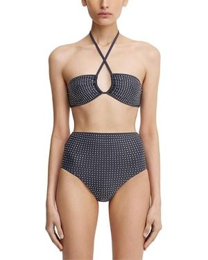 Significant Other Niah Embellished Bikini Top - Blue