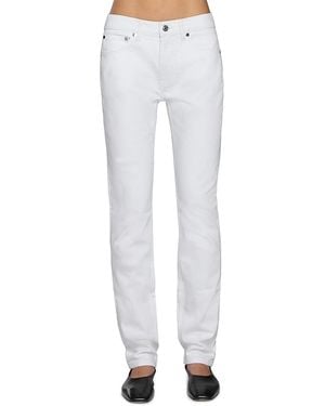 EB DENIM Moss Mid Rise Skinny Jeans - White