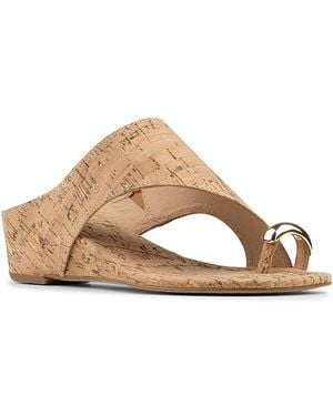 Donald J Pliner Toe Ring Wedge Sandals - Brown