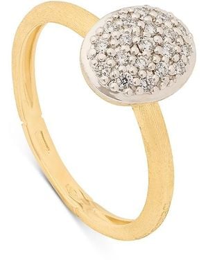 Marco Bicego 18K Siviglia Diamond Cluster Ring - Metallic
