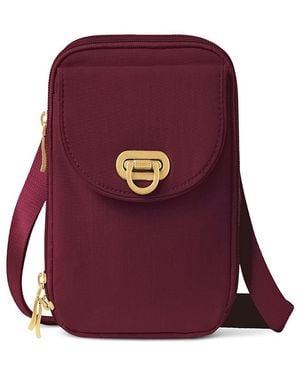 Baggallini Coastal Flip Lock Venture Crossbody - Purple
