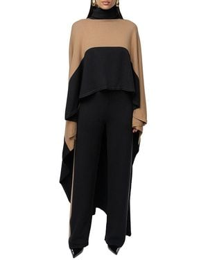 JLUXLABEL Chasing Fall Contrast Top - Black